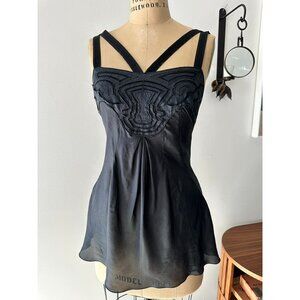 Marithé Francois Girbaud Y2K 100% Silk Top Size M